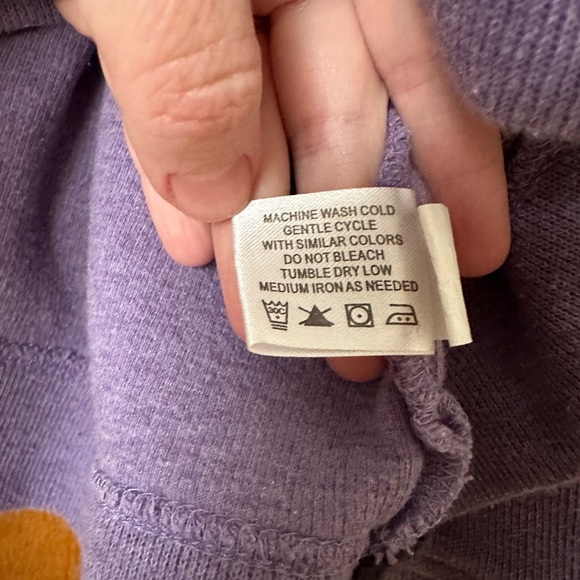 Orvis Women's Purple Long Sleeve Quarter Zip Cotton-Blend Pullover - Picture 5 of 5